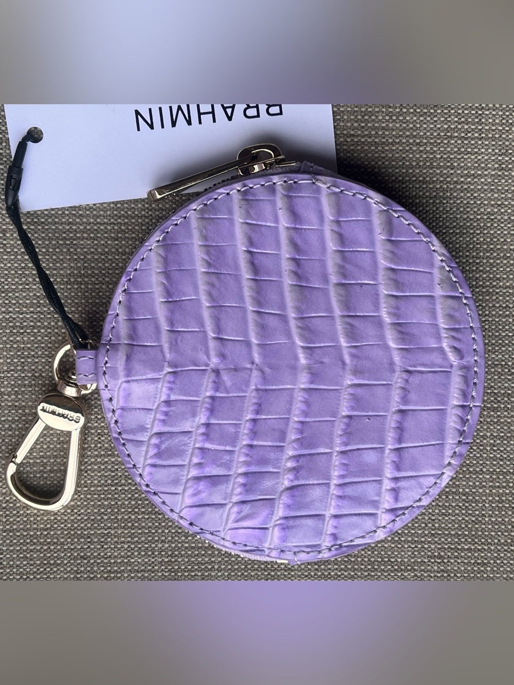 NWT BRAHMIN SET Small Caroline & Coin Wallet in GENTLE LAVENDER - Picture 14 of 17